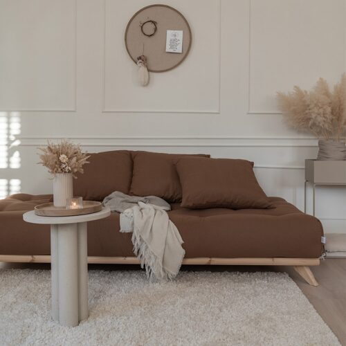 Senza Sovesofa & Daybed Fra Karup Design i Massiv FSC Fyrretræ | Japandi | Sofa: 200x90x85 cm | Madras: 90x200 cm