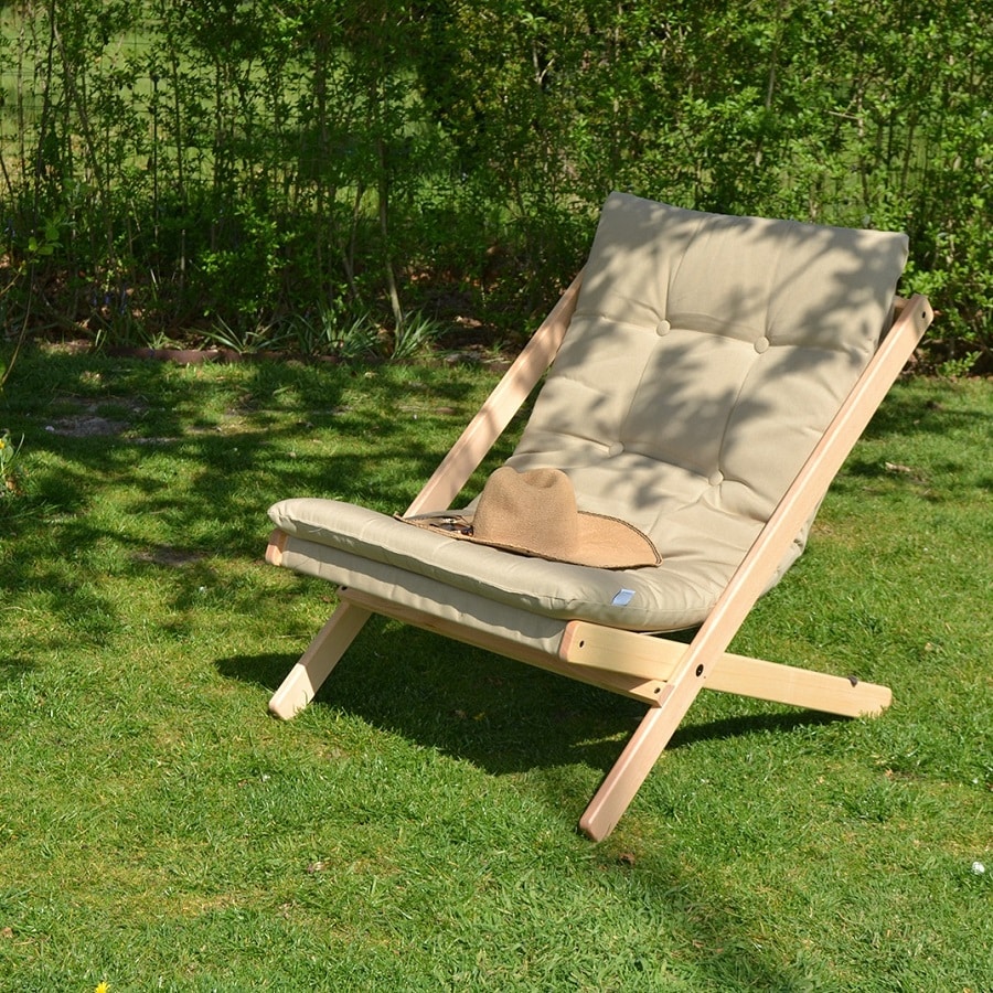 Boogie outdoor Lounge Stol fra Karup Design i Massiv FSC Fyrretræ | Japandi - Billede 5