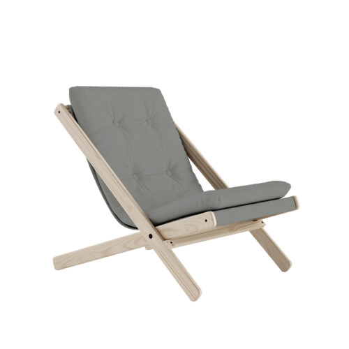 Boogie Lounge Stol fra Karup Design i 746 Grey - Massiv FSC Fyrretræ | Japandi - OUTLET