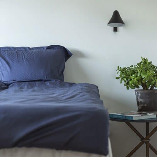 OPAL Sengesæt fra Night&Day | Midnight Blue 140x200 - Outlet