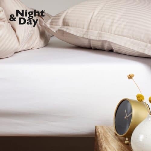 Boxlagen fra Night&Day | 100% Bomuld - jersey | White