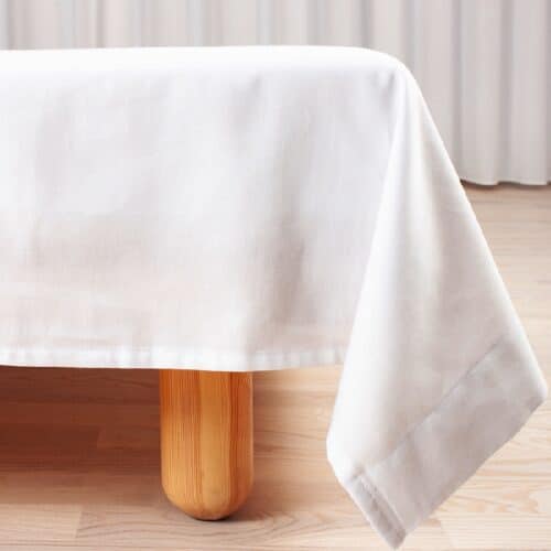Fladlagen fra Night&Day | 100% Bomuld - satin | White