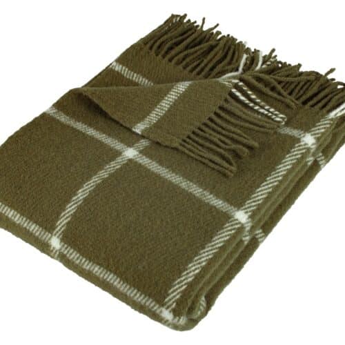 THOR Plaid fra Arctic | Olive | 100% Uld