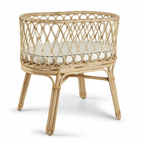 Belle Baby Vugge i 100% Naturlig Rattan fra Cocoon Company