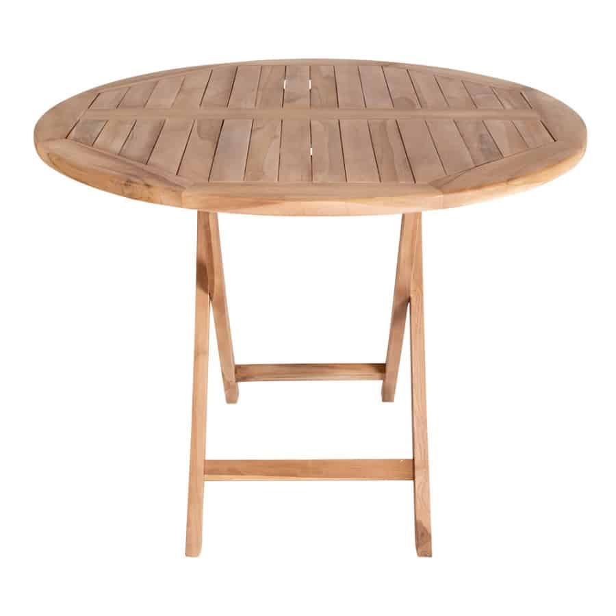 Oviedo Havebord i Massiv Teaktræ fra House Nordic | Ø100cm - Billede 4