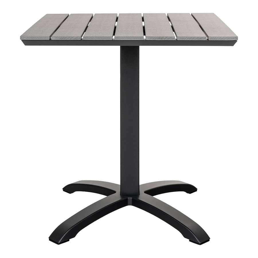 Chicago Cafébord i Grå Nonwood & Aluminium Ben fra House Nordic | 70x70x72 cm - Billede 2