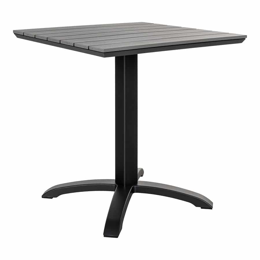 Chicago Cafébord i Grå Nonwood & Aluminium Ben fra House Nordic | 70x70x72 cm - Billede 5
