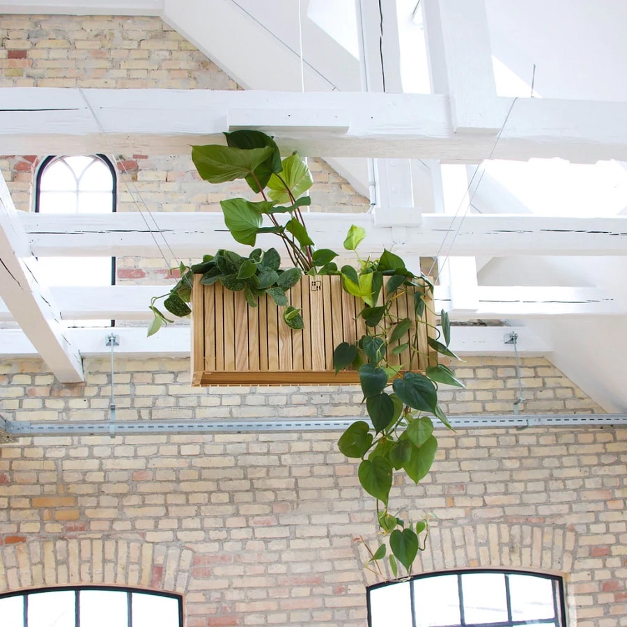 GrowWide Plantekasse fra SQUARELY i Naturolieret Asketræ | 60x22x24cm - Billede 4