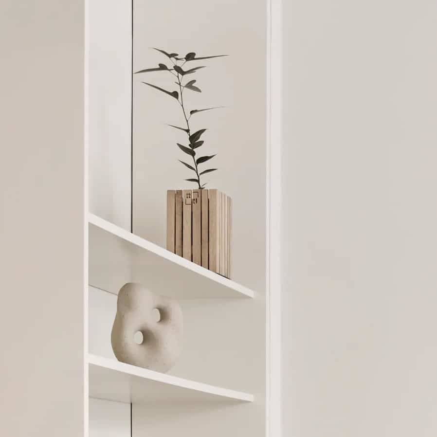 GrowSMALL Plantekasse fra SQUARELY i Ubehandlet Egetræ | 14x14x24cm