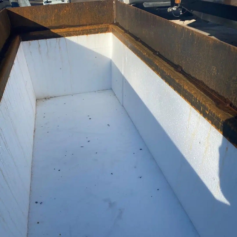 Firkantet højbed på Hjul i 3mm Cortenstål fra Raw Garden | H50cm - Billede 7