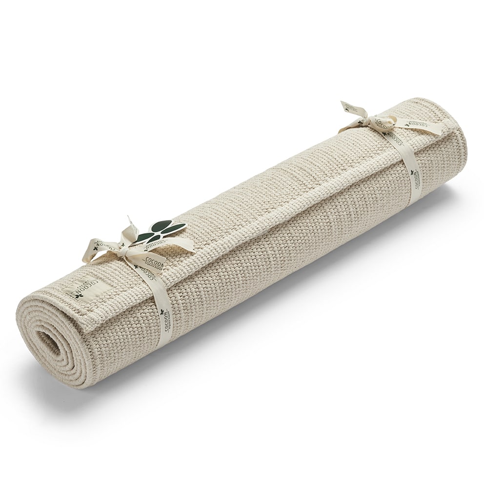 YOGA Meditations Børnemåtte i 100% Økologisk Bomuld & Naturgummi fra Cocoon Company | 56x150cm - Billede 2