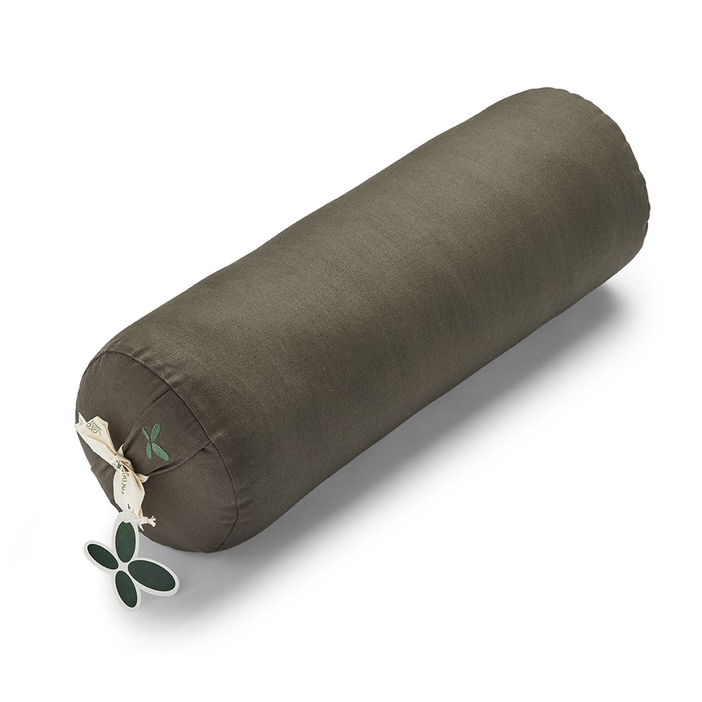 YOGA Meditationspude Pølle i 100% Økologisk Kapok fra Cocoon Company | Dark Olive