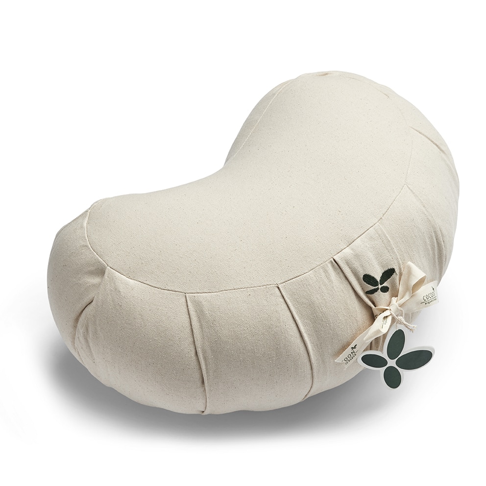 Zafu YOGA Halvmåne Meditationspude i 100% Økologisk Kapok fra Cocoon Company | Natural