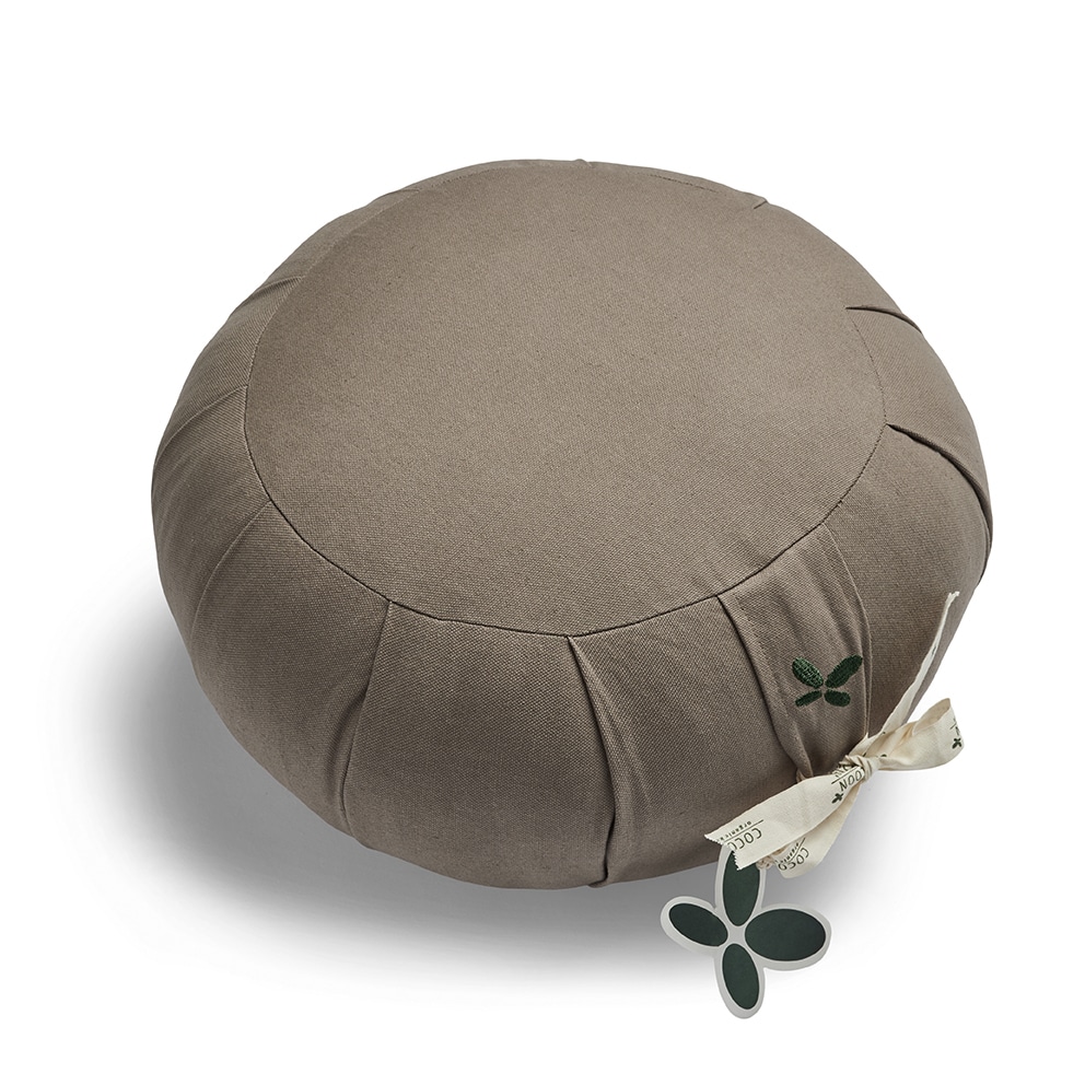 Zafu YOGA Meditationspude i 100% Økologisk Kapok fra Cocoon Company | Cool Grey - Billede 2