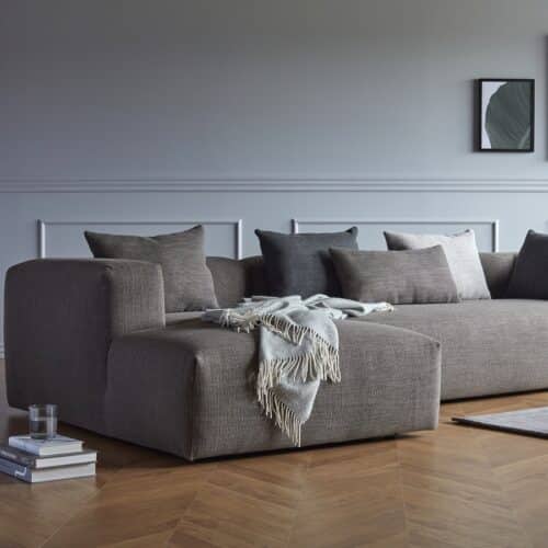 ODIN Modul Sofa i Massiv Egetræ & Uld eller Møbelstof fra Raw Furniture