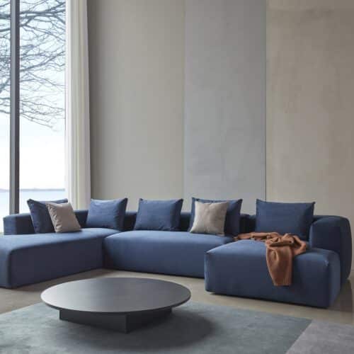 THOR Modul Sofa i Massiv Egetræ & Uld eller Møbelstof fra Raw Furniture