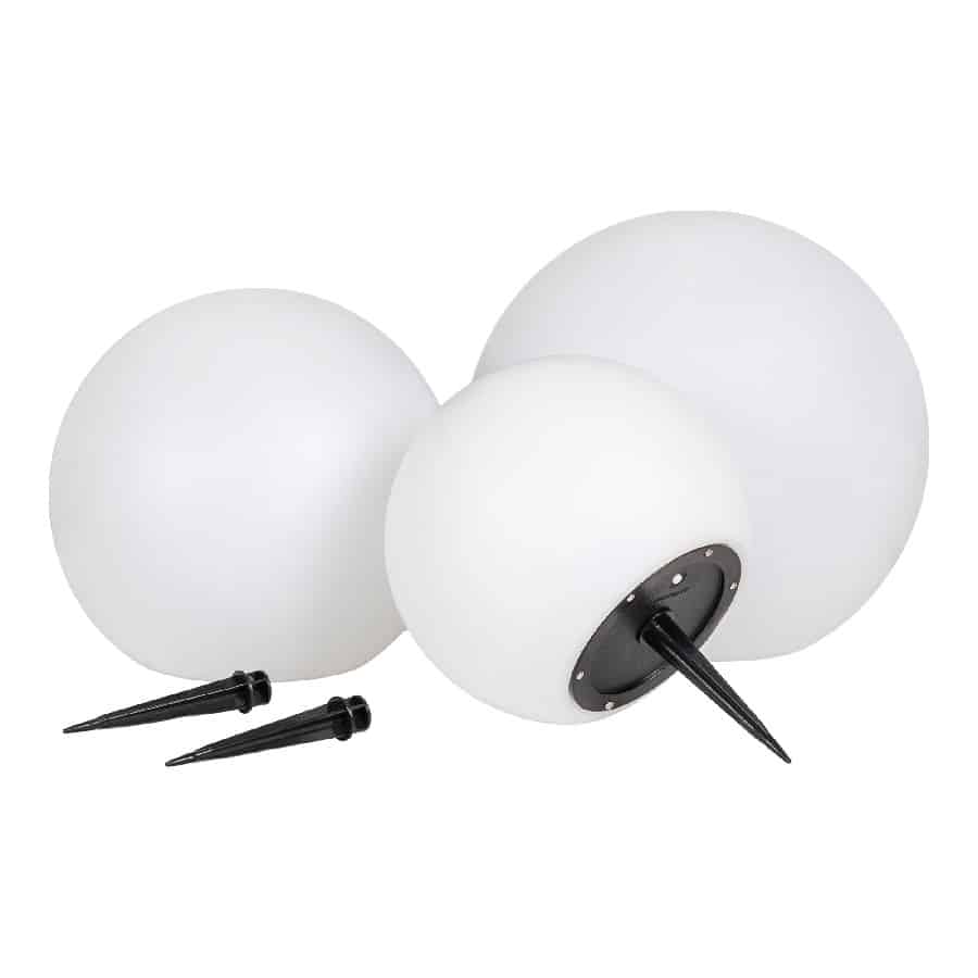 Lifton LED Solcelle lamper fra House Nordic | Sæt af 3stk. - ø20, ø25 & ø30cm - Billede 4