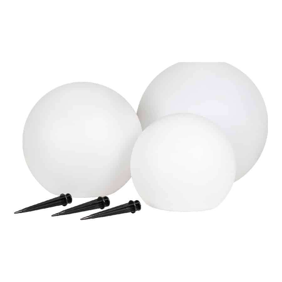 Lifton LED Solcelle lamper fra House Nordic | Sæt af 3stk. - ø20, ø25 & ø30cm - Billede 3