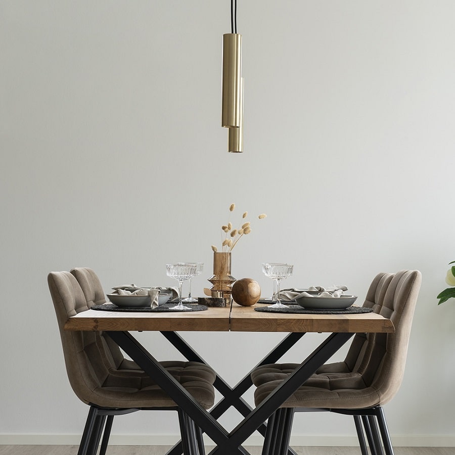 Paris Pendel Lampe i stål og messing Fra House Nordic - Billede 3