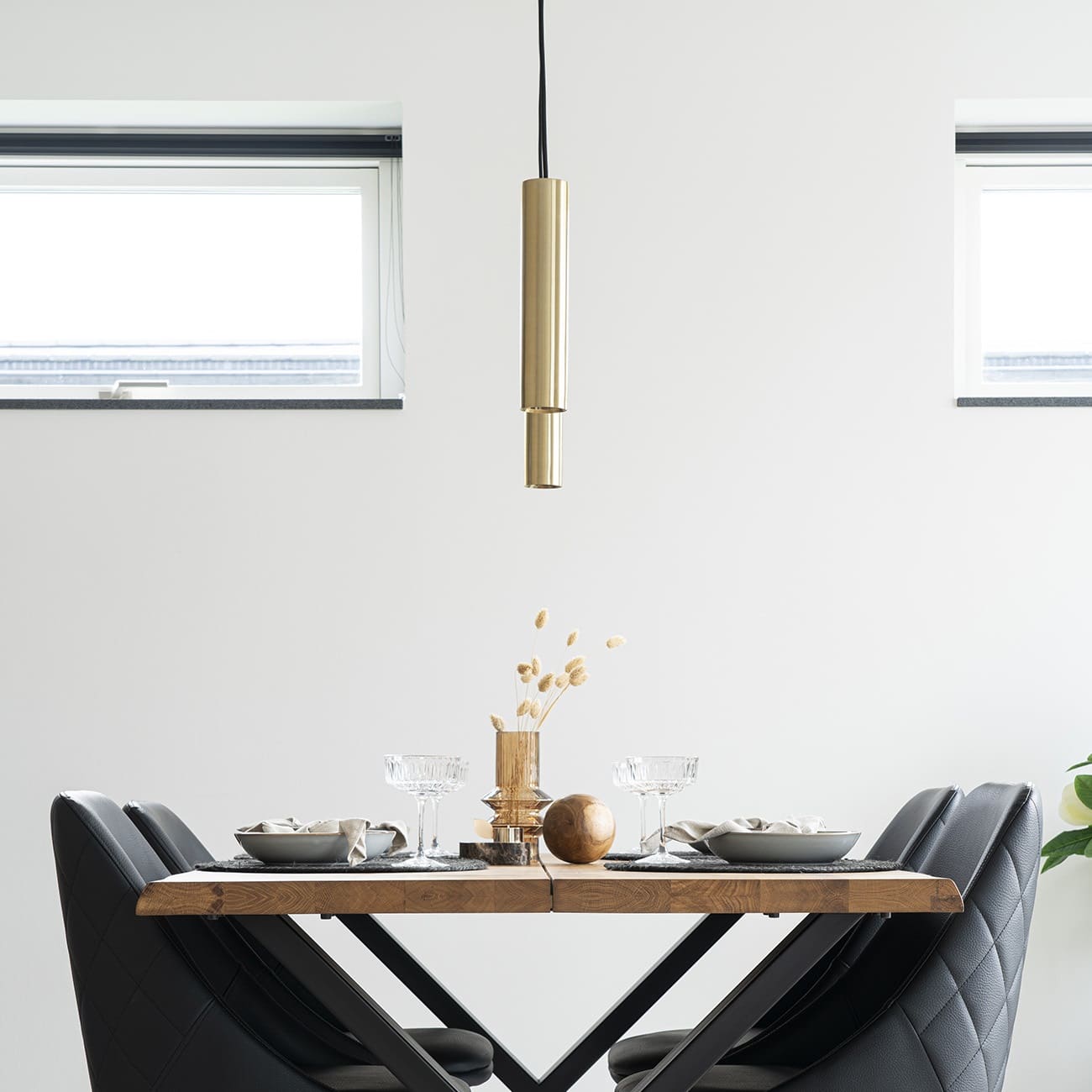 Paris Pendel Lampe i stål og messing Fra House Nordic - Billede 2