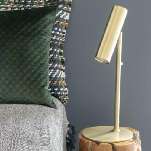 Paris Bordlampe i Stål og Messing Fra House Nordic