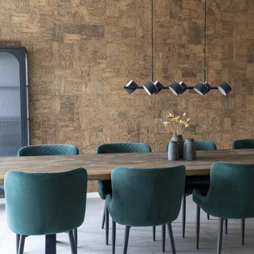 Toulon Spisebord i massiv smoked olieret Eg med bølget kant fra House Nordic | 100x300x75cm