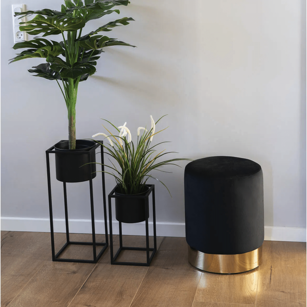 Marla Blomsterstandere sæt af 2 fra House Nordic | 17/19,5x17/19,5x31/50,5 cm