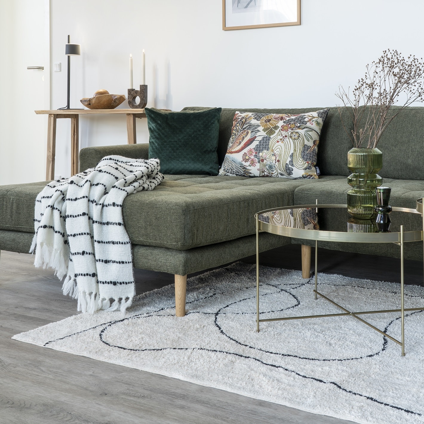 Tampa tæppe i 100% bomuld fra House Nordic | 200x300 cm - OUTLET - Billede 3