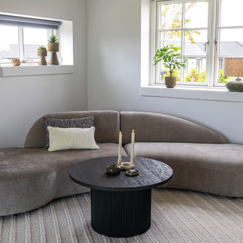 Venice Rund Sofa med 2 puder fra House Nordic | 90x318x72 cm