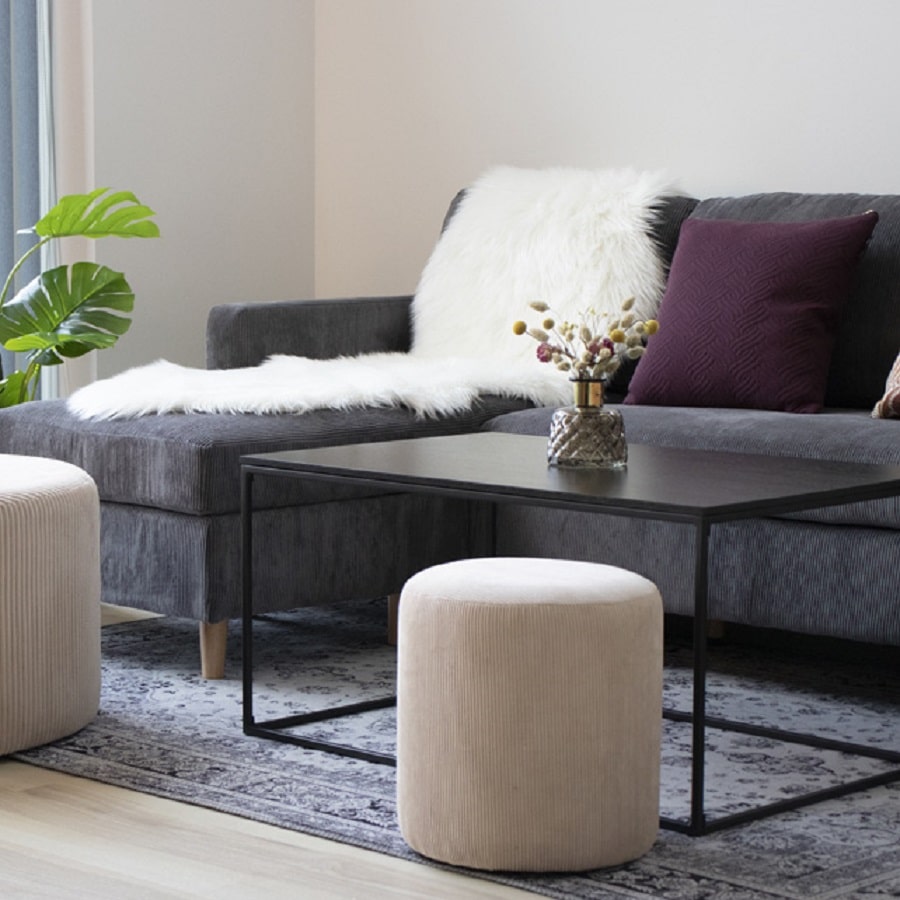 Lammeskindshynde i imiteret hvid polyester Fra House Nordic | 60x180 - Billede 2