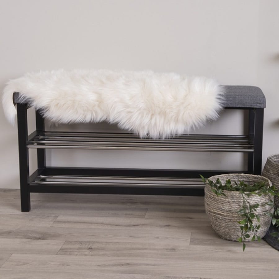 Lammeskind, imiteret i naturfarvet polyester Fra House Nordic | 50x85