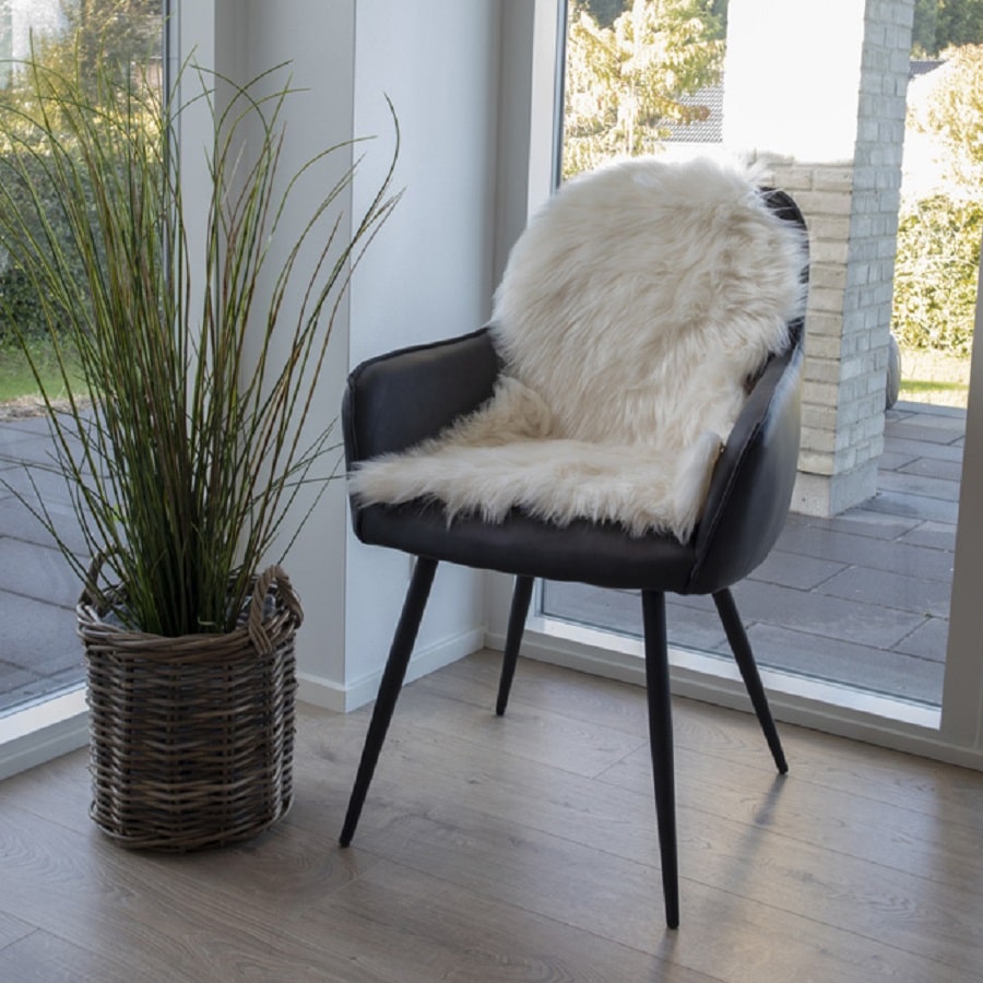 Lammeskind, imiteret i naturfarvet polyester Fra House Nordic | 50x85 - Billede 2