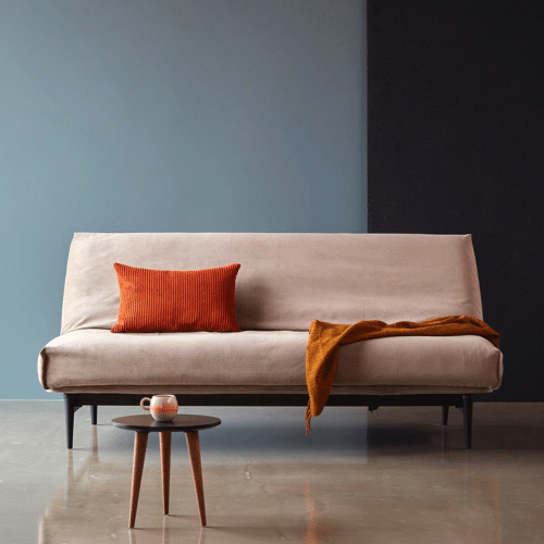 Colpus Black Sovesofa i Sharp Plus Covefra Innovation Living | Skum, Naturlatex eller Fjedre