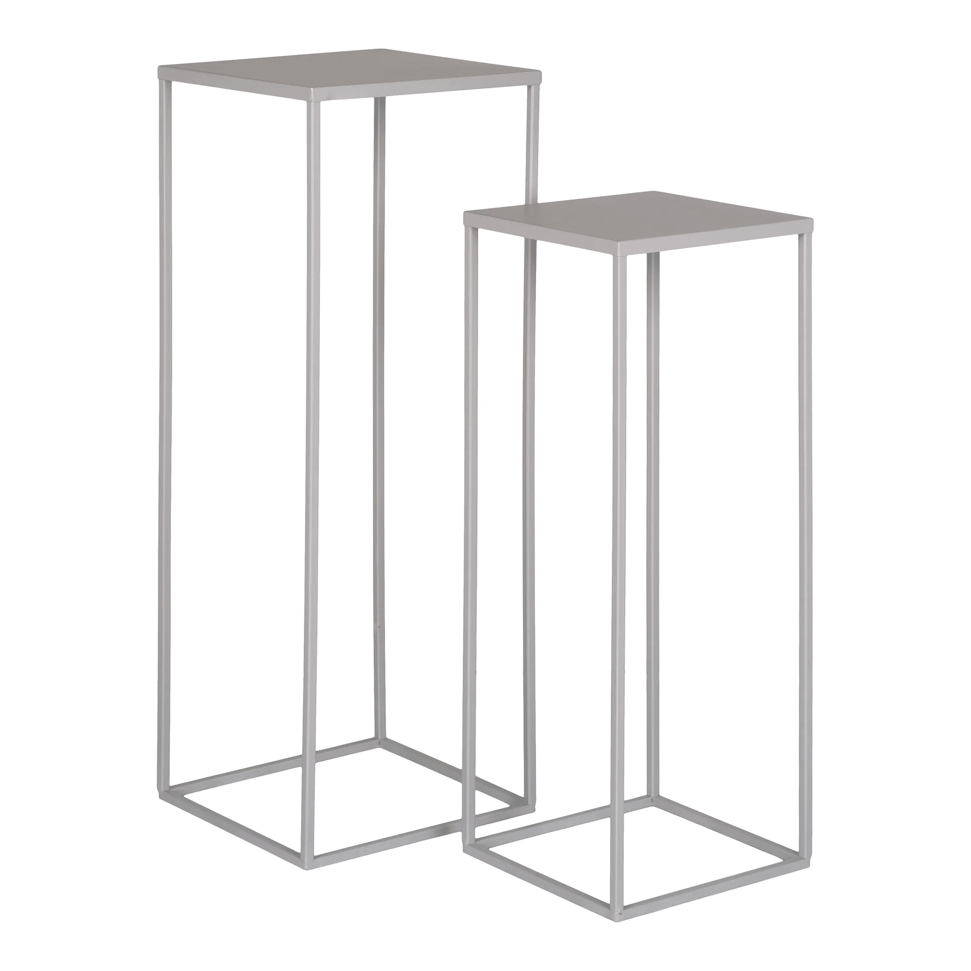 Beja Blomsteropsats i Sandfarvet Stål Fra House Nordic | Sæt af 2 - ø19/22x50/60 cm - Billede 3
