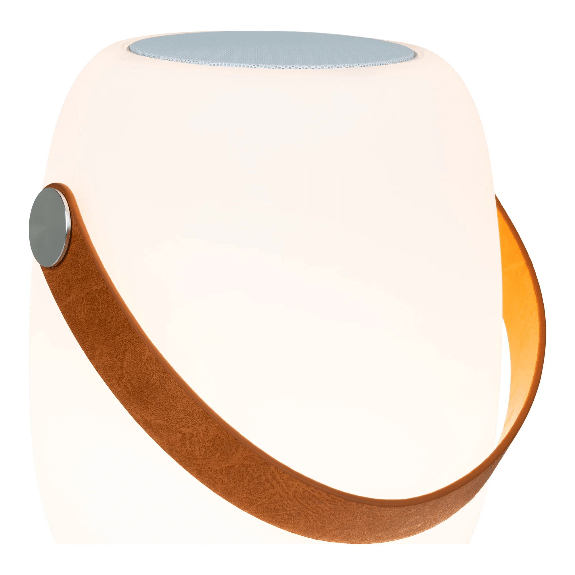 Cardiff LED Lampe med Læderstrop og Højtaler Fra House Nordic | ø18x21 cm - Genopladelig - Billede 3