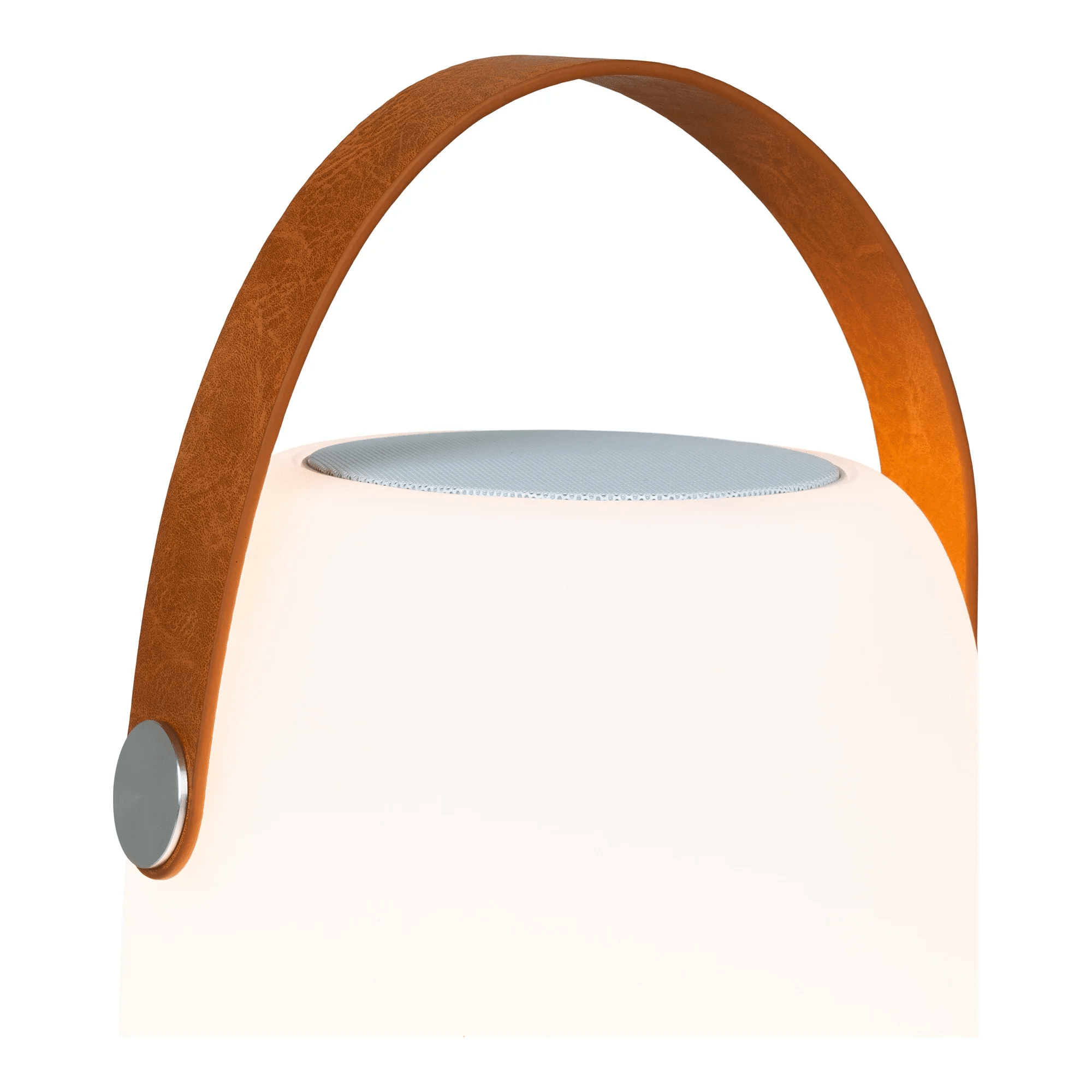 Cardiff LED Lampe med Læderstrop og Højtaler Fra House Nordic | ø18x21 cm - Genopladelig - Billede 5