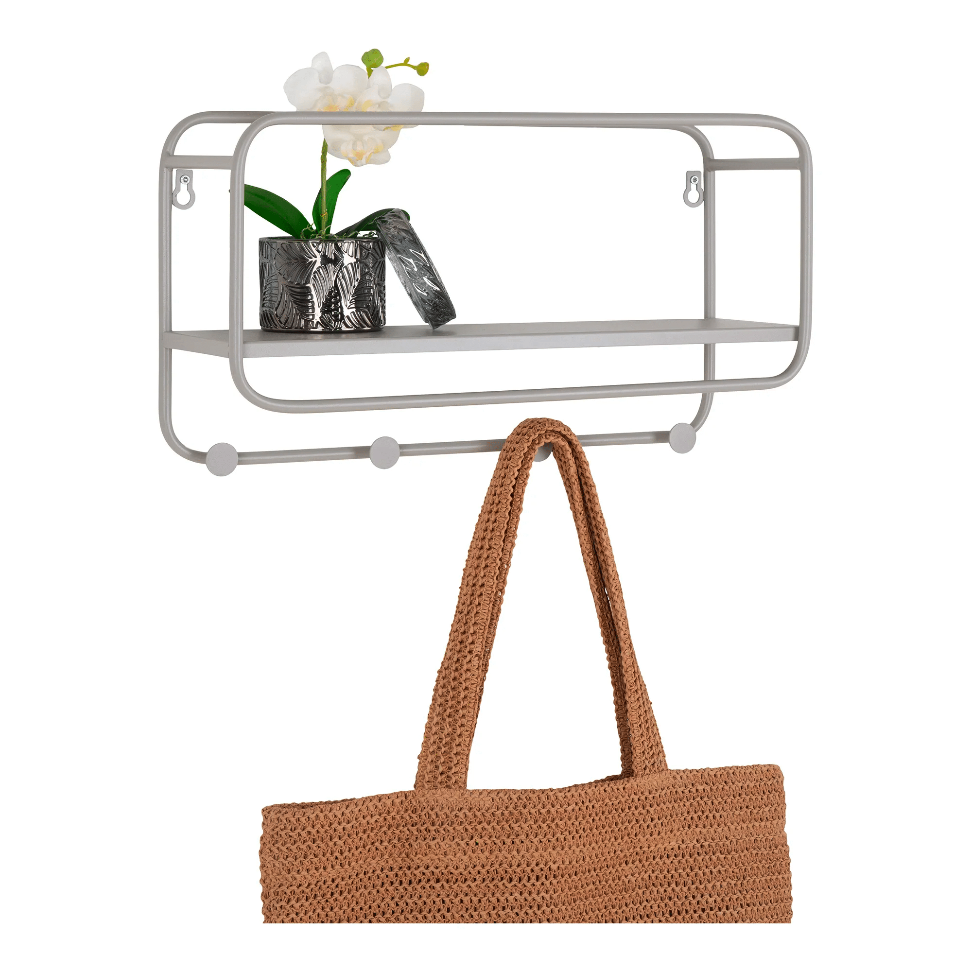 Feira Hattehylde i Sandfarvet Stål Fra House Nordic | 45x15x25 cm - Billede 5