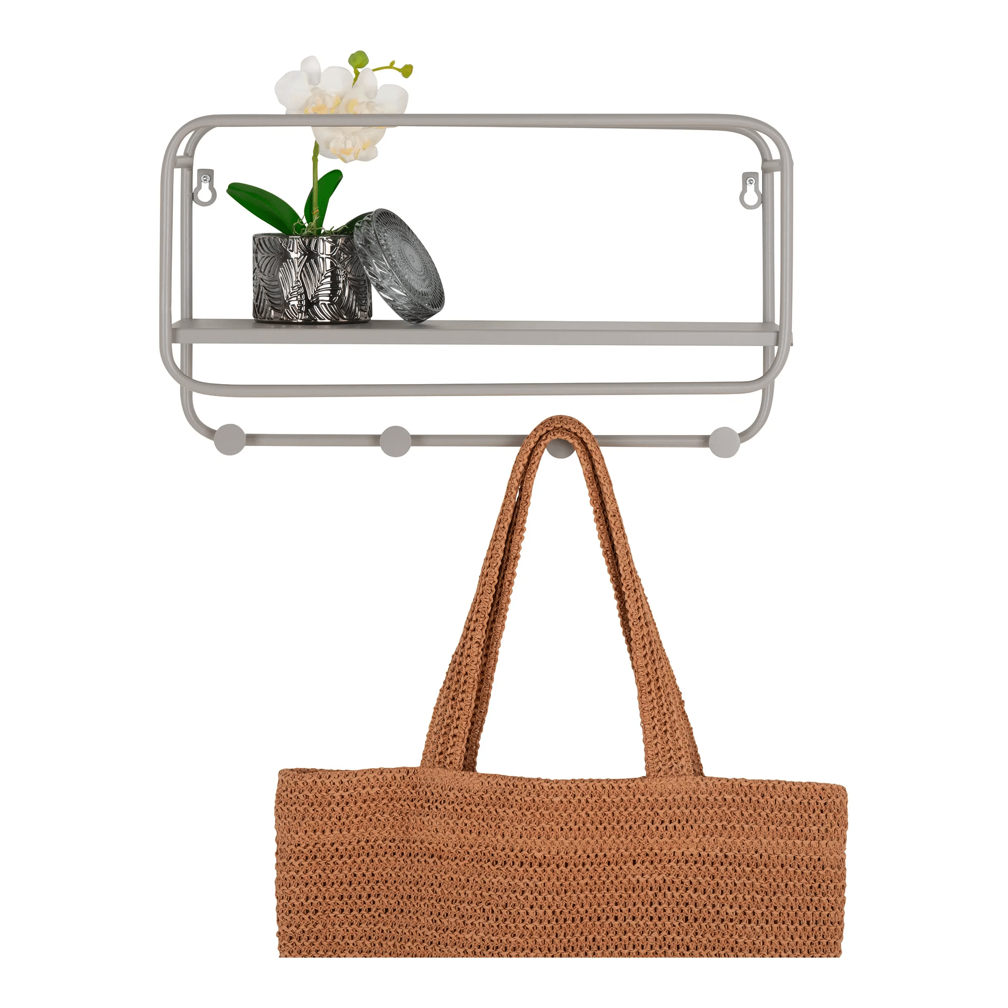 Feira Hattehylde i Sandfarvet Stål Fra House Nordic | 45x15x25 cm - Billede 2