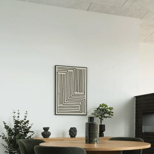 Lipari Lærredsprint i Sort/beige Fra House Nordic | 60x90 cm - No.3