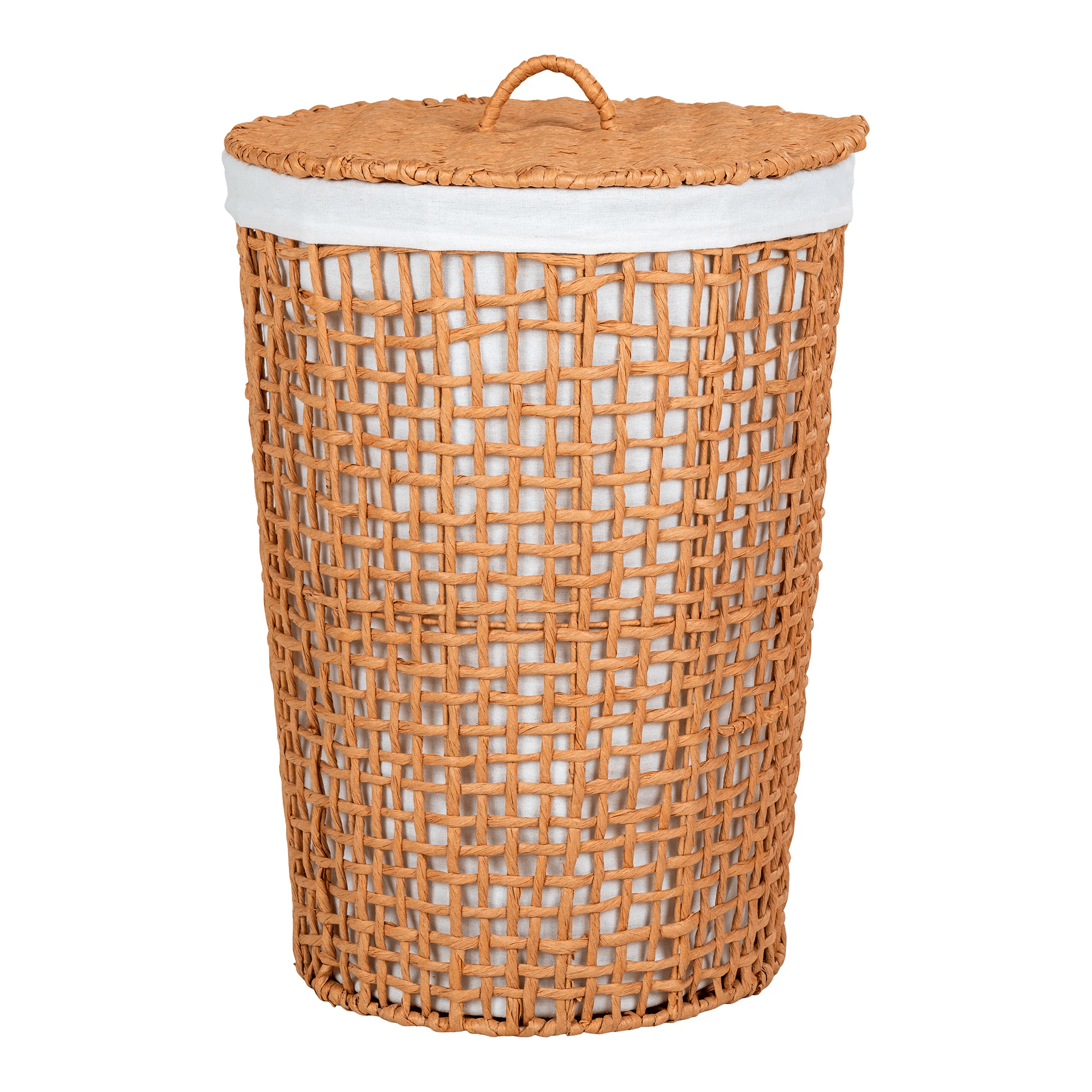 Pomal Vasketøjskurv i Papirstrå Fra House Nordic | ø42x56 cm - Billede 2