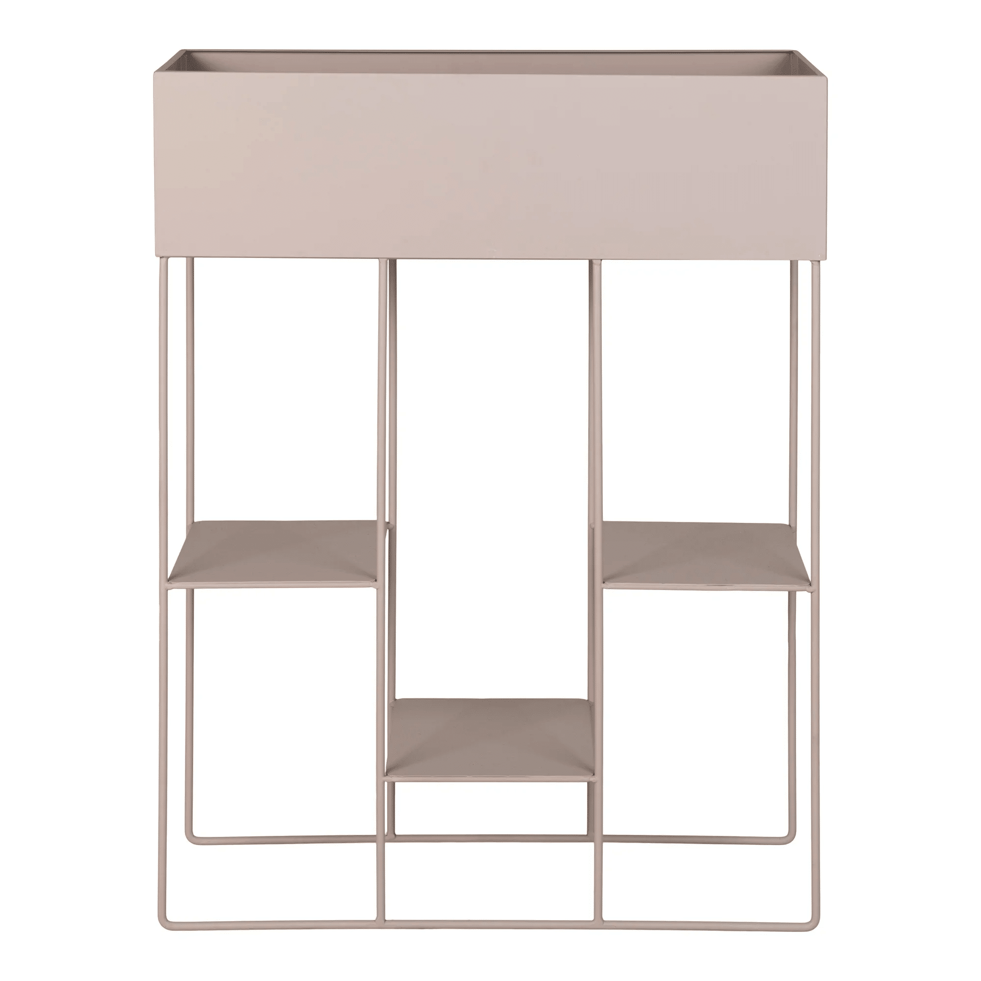 Rabo Plantekasse i Sandfarvet Stål med 3 Hylder Fra House Nordic | 25x60x80cm - Billede 2