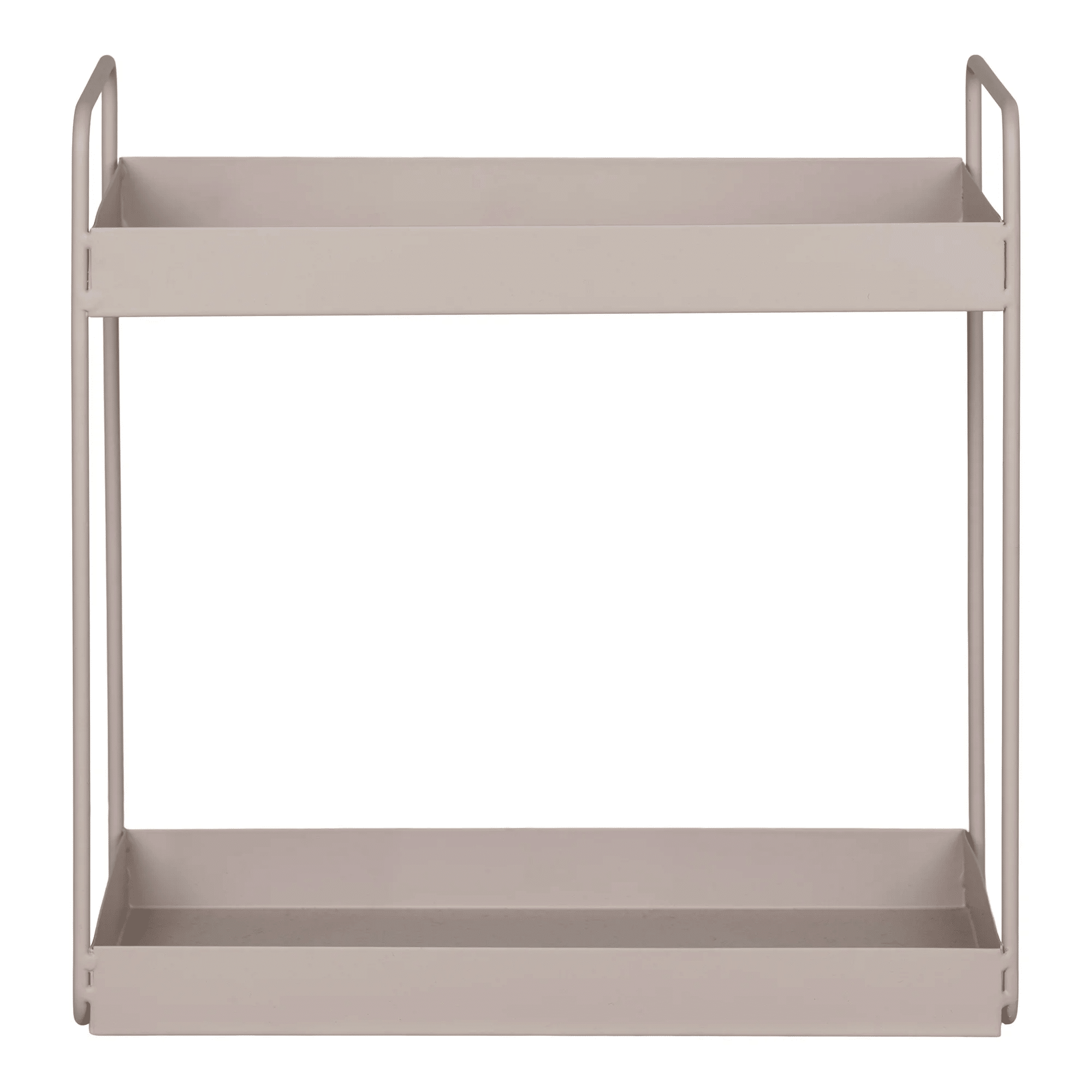 Rabo Stående Dobbelthylde i Sandfarvet Metal Fra House Nordic | 2 hylder 30x15x31 cm - Billede 5