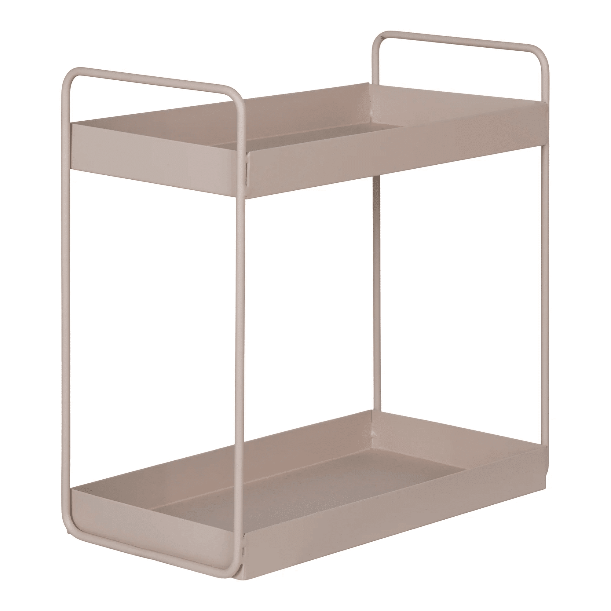 Rabo Stående Dobbelthylde i Sandfarvet Metal Fra House Nordic | 2 hylder 30x15x31 cm - Billede 3