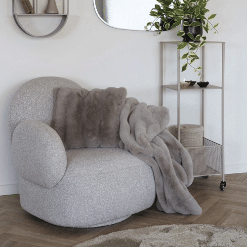 Torres Metalvogn i Sandfarvet Stål Fra House Nordic | 3 Hylder - 35x35x100 cm