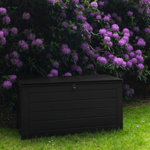 Dubrovnik Hyndeboks i Sort Plastik Fra House Nordic | 146,5x61x64,5 cm, 490 L