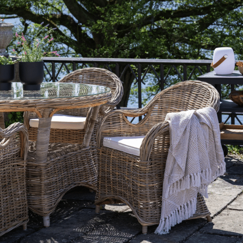 Larisa Havestol i Naturflet Fra House Nordic + Gratis Hynde 56x64x88 cm
