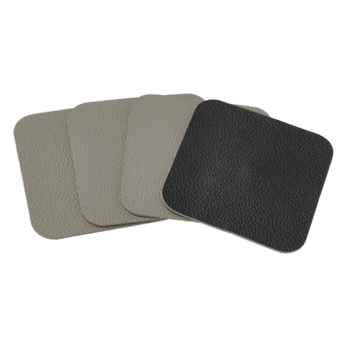 Bitz Coasters Sort/Grå 4 stk