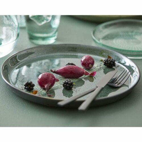 Bitz Gastro Tallerken I Sort/Grøn 17 cm