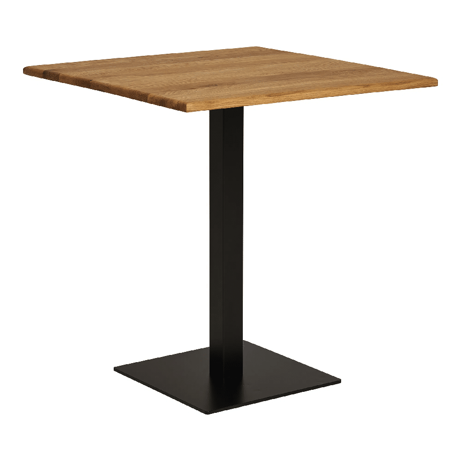 Lignano Cafebord i Eg Fra House Nordic | Stål Base - 70x70x75 cm - Billede 2
