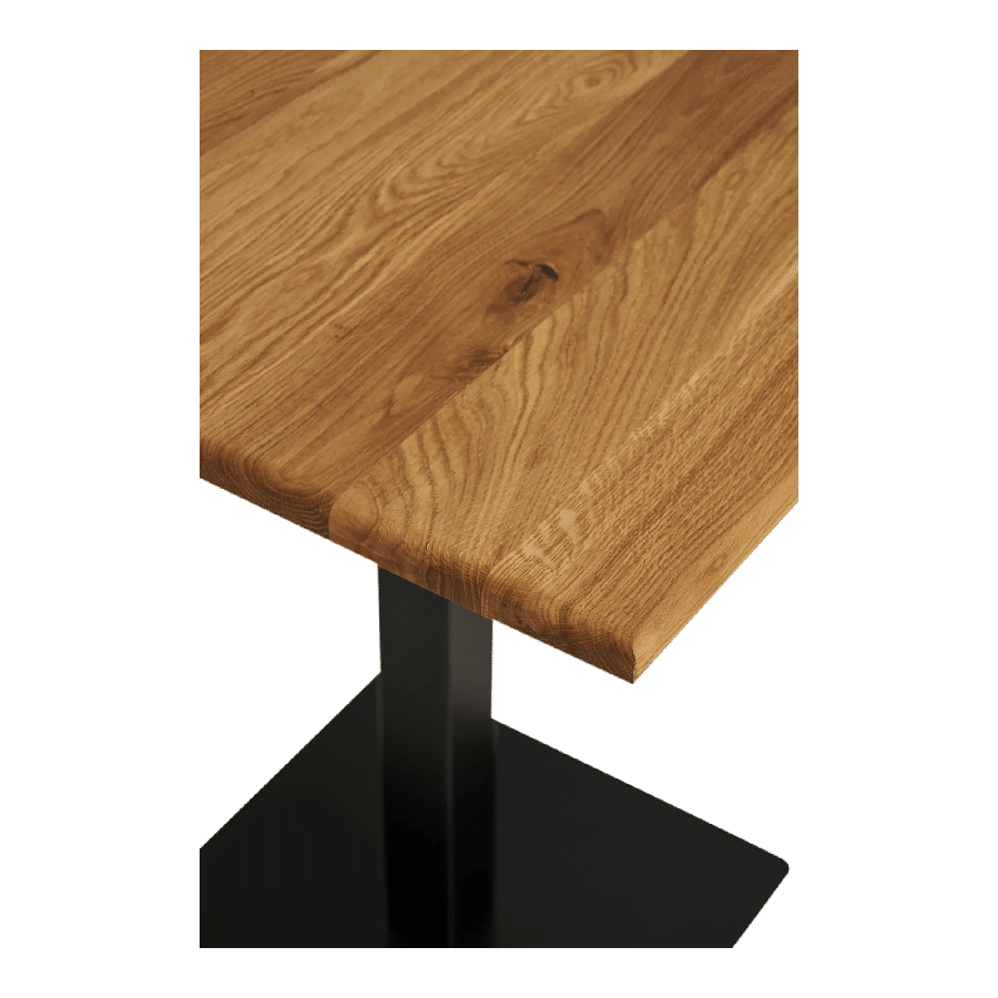 Lignano Cafebord i Eg Fra House Nordic | Stål Base - 70x70x75 cm - Billede 3
